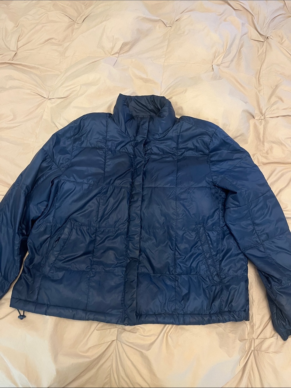 Madewell Navy Puffer Jacket